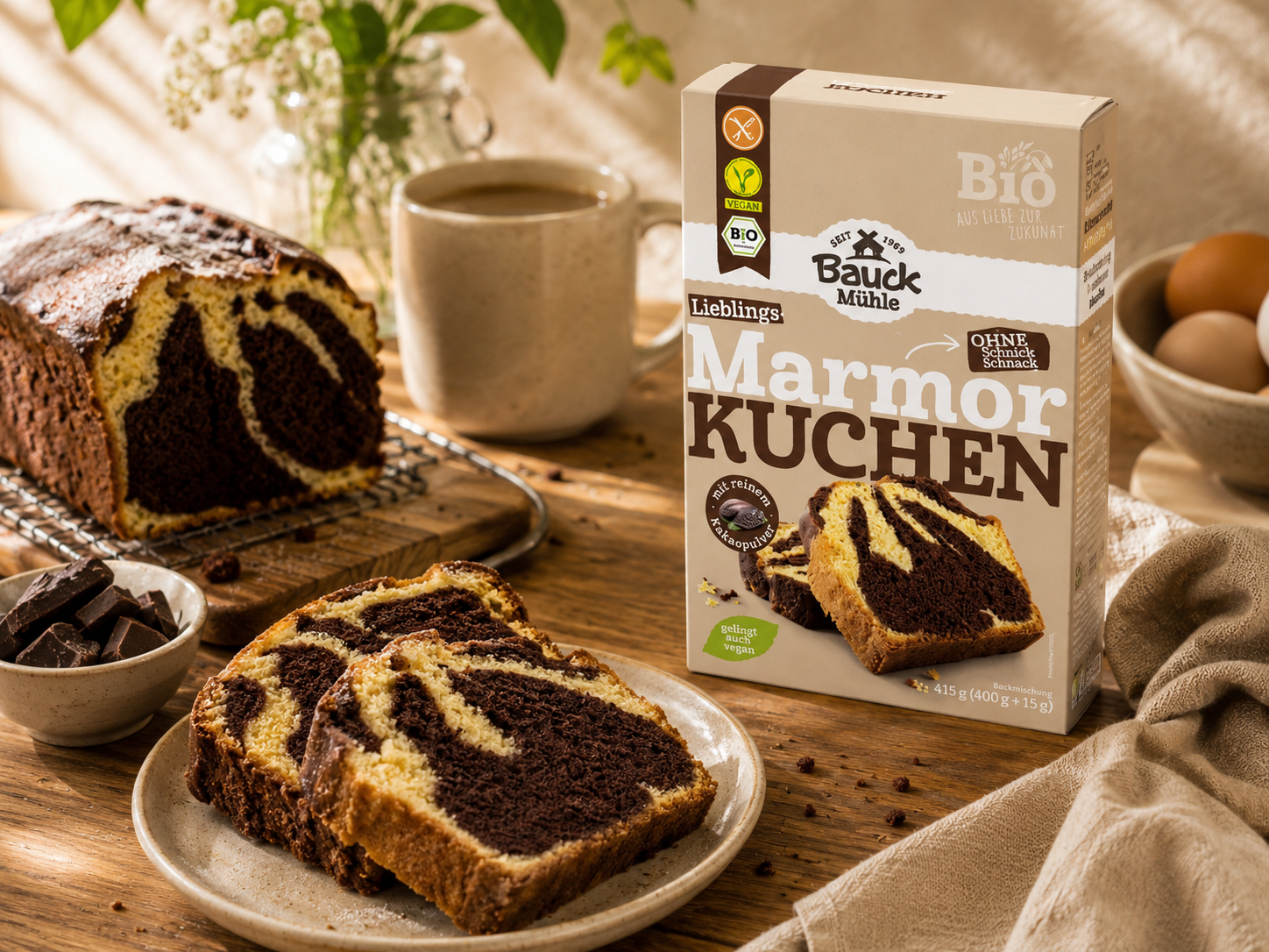 Mramorový koláč, BIO, bez lepku, eshop.celiakarna.cz